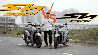 So sánh chi tiết Honda sh350i và sh150i [upl. by Aihsela]