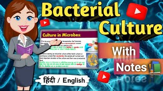 Bacterial culture in microbiology 🧫 What is bacterial culture  Culture media in hindi [upl. by Arfihs]