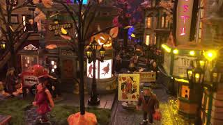 Dept 56  Lemax Spooky Town Halloween Village  Main Street Part 1 2019 [upl. by Diandra]