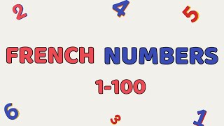 French numbers 1100  🇫🇷 French NUMBERS 1  100 Les NOMBRES en Français 1100 [upl. by Rakel]