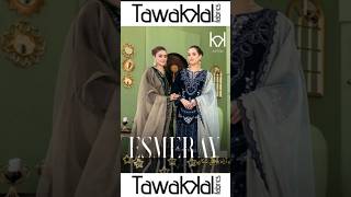 ESMERAY Fancy Heavy Embroidered Velvet Collection 2024  tawakkal fancy velvet dress fashion [upl. by Nylecyoj391]