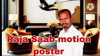 RAJA Saab motion poster Raja Saab movie Hindi dubbed video viral Sanjay Singh [upl. by Ezechiel]