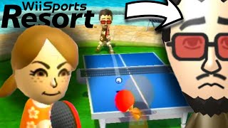 This guy is BETTER than Lucia change my mind Wii Sports Resort Table Tennis [upl. by Concepcion]