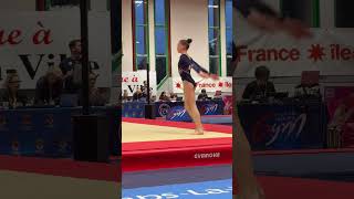 Louane Plisson 2012 🇫🇷🥈en espoir 12533 Combs la Ville 2024 gymnastique floor [upl. by Aynotal]