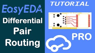 Differential pair routing con EasyEda PRO [upl. by Daly]