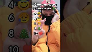 Сколько часов осталось до Нового Года ⁉️ shorts tiktok 2023 2024 [upl. by Anawaj]