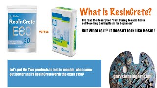 What is Resincrete How does it compare to Herculite 2 Plaster in moulds used in Mixed Media [upl. by Alig]