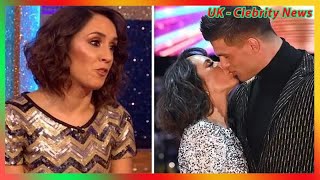 Strictly star Janette Manrara makes savage jibe at Aljaz Skorjanec on live TV [upl. by Ennairak]