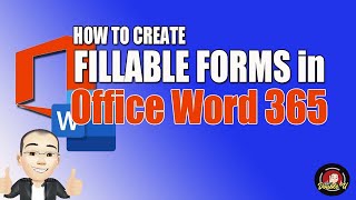 HOW TO CREATE FILLABLE FORM IN MS WORD 365 [upl. by Alaet]