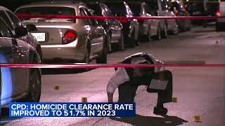 Chicago police say homicide clearance rate improved in 2023 [upl. by Victor]