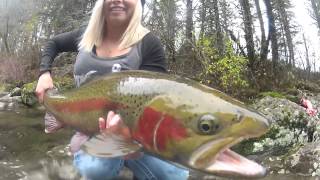 Winter Steelhead Fishing  Big Fish amp Beautiful Scenery [upl. by Frederigo791]