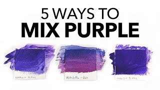 What Colors Make Purple The Ultimate Guide to Mixing Purple [upl. by Aisor]