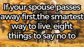 Eight Secrets to Thriving After Losing Your Spouse – You Won’t Believe [upl. by Haroved690]