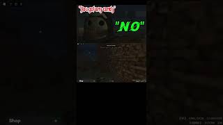 How I am when someone nocks on the door funny shorts roblox scary [upl. by Nauhs]