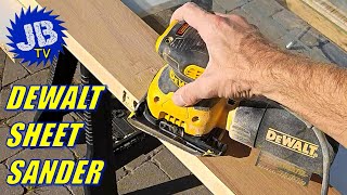 Dewalt Sheet Sander  Full Review and Use [upl. by Iznil]