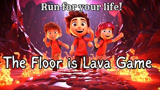 The Ultimate Floor is Lava Song  The Floor is Lava Dance  Floor is Lava Game  Freeze Dance [upl. by Dirgni589]