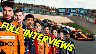 Dutch Grand Prix 2024 All Interviews Full [upl. by Chee]