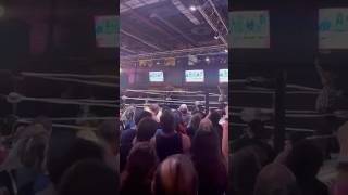 Lince Dorado nails a Shooting Star Press after Cowpoke Paul takes out Erica Leigh at FEST Wrestling [upl. by Bobbette]