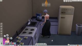 The Sims 4  Fast Food Employee Food Service Cashier  Retired 3 [upl. by Stimson]