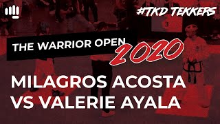 Milagros Acosta vs Valerie Ayala TULS  The Warrior Open 2020 [upl. by Sana]