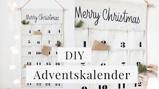 DIY Wand Adventskalender nähen zum Befüllen  einfache Anleitung für Anfänger [upl. by Cini536]