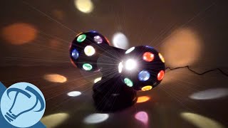 4quot MultiDirectional Twin Disco Ball from Creative Motion [upl. by Ainigriv]