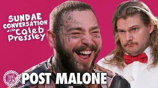 POST MALONE Sundae Conversation with Caleb Pressley [upl. by Wallford]