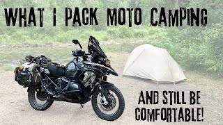 Gear Up For Adventure  Whats In My Panniers How I Pack to Stay Comfortable When Moto Camping [upl. by Kathleen]