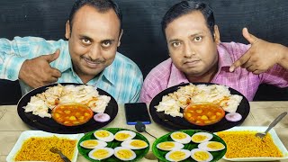 TODAYS EATING CHALLENGE BOIL EGG PETHAI PARATHA SPICY MAGGI  food family amp more [upl. by Nigen]