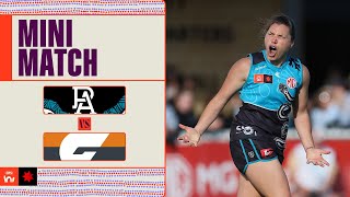 Yartapuulti v GWS Giants MiniMatch  Week 10 2024  AFLW [upl. by Gaulin]