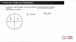 Partitioning Circles and Rectangles 2G3 [upl. by Atnes]