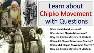 What is Chipko Movement All about Chipko Movement Chipko Movement [upl. by Henni]