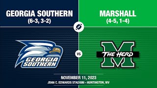 2023 Week 11  Georgia Southern at Marshall [upl. by Rahmann]