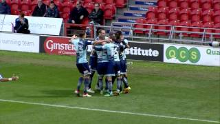 Highlights Doncaster 22 Wycombe includes Adebayo Akinfenwa dab celebration [upl. by Eiramaneet436]