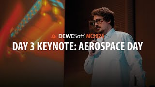 Dewesoft MC2024  DAY 3 Keynote  Aerospace Day [upl. by Savil]