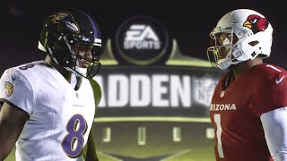 Madden NFL 24  Baltimore Ravens Vs Arizona Cardinals Simulation Week 8 AllMadden PS5 Gameplay [upl. by Knorring]