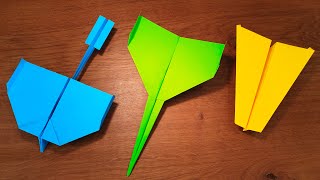 How To Make 5 EASY Paper Airplanes that FLY FAR  PPO [upl. by Namref]