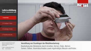 Grundlagen Metallbearbeitung bei der Ausbildung zum Zerspanungsmechaniker [upl. by Bor]