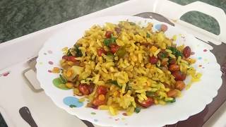 Sushila  Puffed Rice  Instant Breakfast Recipe [upl. by Sparkie]