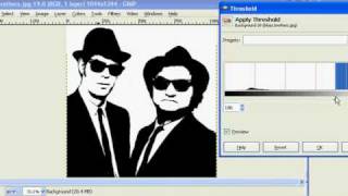 How to make Stencils in Gimp [upl. by Folly]