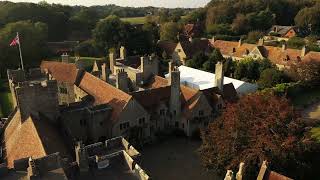 Lympne Castle and church starting from Roman ruins [upl. by Llenrad]