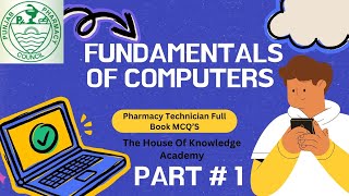 Important MCQs on Computer Fundamentals for Pharmacy Technicians  Part 1 [upl. by Luba]