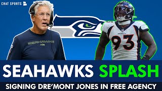 Seattle Seahawks Signing Dre’Mont Jones In 2023 NFL Free Agency  Latest Seahawks News  Reaction [upl. by Katushka188]