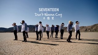 SEVENTEEN  Dont Wanna Cry 不想哭 華納official HD 高畫質官方中字版 [upl. by Nonnelg]