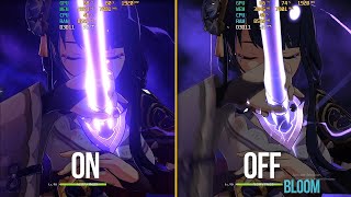 GENSHIN IMPACT 40 GRAPHIC SETTING COMPARISON [upl. by Munniks881]