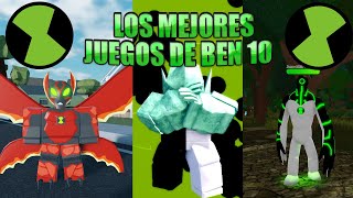 LOS MEJORES JUEGOS DE BEN 10 EN ROBLOX [upl. by Halsey]