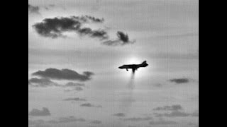 Thermal imaging FA 2 Sea Harrier at Rockford Airfest 2015 [upl. by Josler]