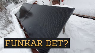 OFF GRID SOLCELLER PÅ VINTERN  FUNGERAR DET  Avsnitt 3 [upl. by Willdon]