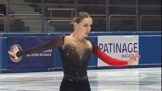 Léa SERNA SP 2022 French Figure Skating Championships [upl. by Edson]