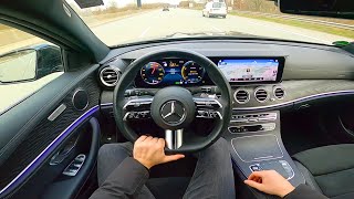 2023 Mercedes Benz EClass E200  pov test drive mercedes benz mercedesbenz [upl. by Erda560]